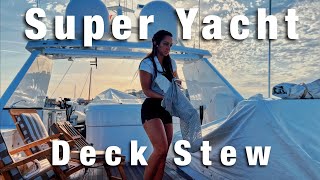 Day in the life of a Super Yacht DeckStew [upl. by Olaznog]