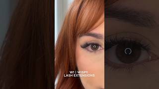 W1  WISPY DIY Lash Extension Application ✨lavaabeauty lashextensions diylashes [upl. by Nnil]