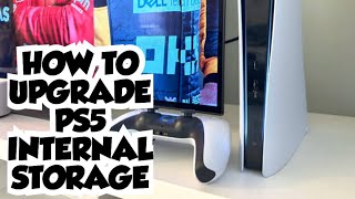 How to upgrade PS 5 internal storage [upl. by Anaujd679]