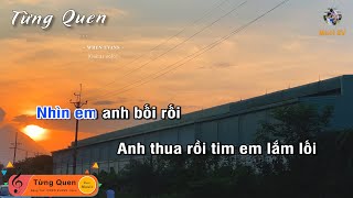 TỪNG QUEN  WREN EVANS Guitar beat solo karaoke Muoi Music  Muối SV [upl. by Sowell]