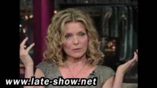 Michelle Pfeiffer on David Letterman  6162009  Part 1 [upl. by Aiyekal]