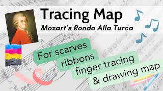 Doodling and Tracing Activity  Mozart Rondo alla Turca  Musical Song Map [upl. by Xino]