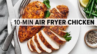 AIR FRYER CHICKEN BREASTS that are super tender flavorful amp juicy [upl. by Heddi692]