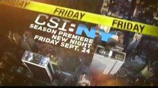 CSI New York  Season 7 Premiere  Promo [upl. by Earb876]