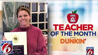 Dunkin Teacher of the Month Pamela Gaskill [upl. by Nolahc]