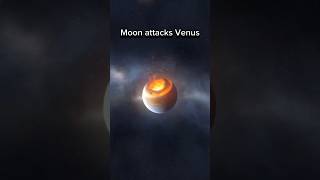 Moon attacks Venus 😰 shorts space explosion [upl. by Bourne]