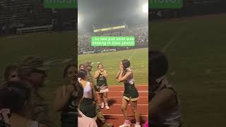 Deployed dad surprises shocked cheer daughter at game  Militarykind shorts [upl. by Donela]