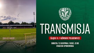 LIVE III Liga  Śląsk II Wrocław vs Górnik Polkowice 030724 [upl. by Patty]