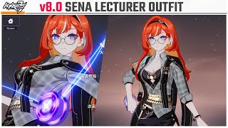 Senadina Lecturer Outfit Gameplay  Honkai Impact v80 [upl. by Cheke752]