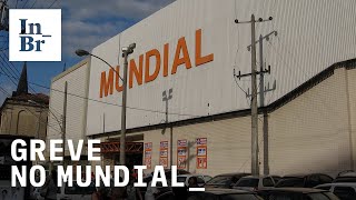 Supermercado Mundial 9 meses após greve trabalhadores cruzam os braços de novo [upl. by Blader]