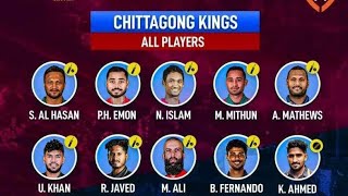 Chittagong kings Squad videoBPL 2024 bdctgkings [upl. by Torras746]