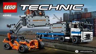 LEGO instructions  Technic  42062  Container Yard Model A [upl. by Schmitt]