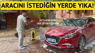 Karcher K2 Battery ile Aracını İstediğin Yerde Yıka I Gerekli Tüm Malzemeler Bu Videoda [upl. by Htaras]