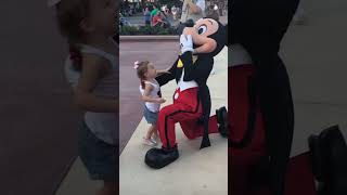 Toddler’s Heartwarming Reaction Meeting Her Favorite Cartoon [upl. by Einaeg]