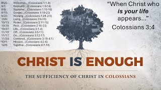 Christ is Enough  Working [upl. by Rehportsirhc674]