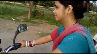 Ruchi on Bike [upl. by Clayborne499]