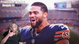 Cincinnati Bengals vs Chicago Bears  2024 Preseason Week 2 Game Highlights Reaction [upl. by Summons]