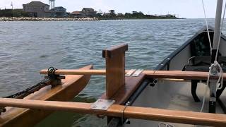 canoe sailing at ocracoke island [upl. by Ottie]