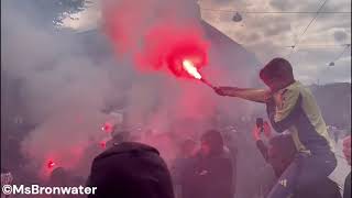 Ajax supporters demonsteren op het Leidseplein [upl. by Yllom]