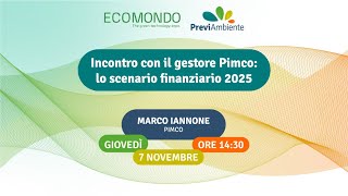 Incontro con il gestore Pimco lo scenario finanziario 2025 [upl. by Margaux]