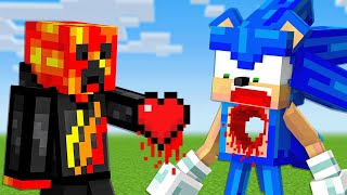 Minecraft But I Take SUPERHERO Hearts [upl. by Nitnert]