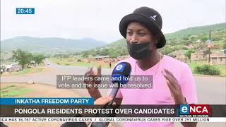 Pongola residents protest over candidates [upl. by Nnaeinahpets740]