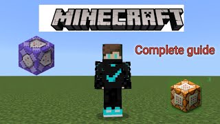 how to get and use command block  complete guide commandblock minecraft command [upl. by Emily]