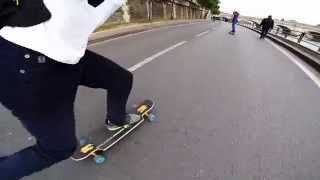 Bustin Mini Maestro Black Limba 2014  First ride in Paris [upl. by Nilyam]