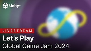 Unity plays Global Game Jam 2024 entries [upl. by Roter]