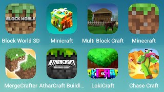 Block World 3D Minicraft Multi Block Craft Minecraft Merge Crafter AtharCraft LokiCraft [upl. by Kurtis]