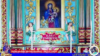 06 NOVEMBER 2024 0630AM  LIVE HOLY MASS  വിശുദ്ധ കുർബാന  VALLARPADAM SHRINE BASILICA [upl. by Isidro]