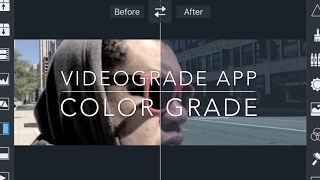 VideoGrade App Color Grading tutorial in 5 Easy steps [upl. by Anoblav279]