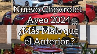 Nuevo Chevrolet Aveo 2024  ¿Mejor o Peor que el anterior [upl. by Wordoow]