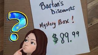 BEST MYSTERY BOX EVER Bartons Discount Mystery Box [upl. by Wira]