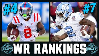 2021 NFL Draft Wide Receiver Rankings  NFL Draft Prospect Rankings 2021 [upl. by Aizat523]