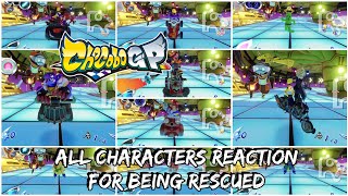 Chocobo GP  All Characters Reaction For Being Rescued Compilation [upl. by Bannerman]