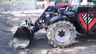 Manitou ULM Ultra Light Compact Telehandler  Construction Application [upl. by Ylnevaeh231]