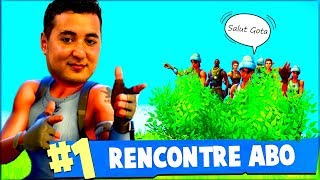 TOP1 RENCONTRE ABONNÉS ft Squeezie Mickalow Jiraya ► FORTNITE [upl. by Xer]