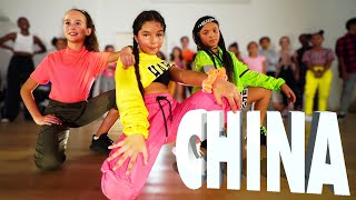 CHINA  Anuel AA Daddy Yankee Karol G Ozuna amp J Balvin  Kids Street Dance Sabrina Lonis Choreo [upl. by Postman]