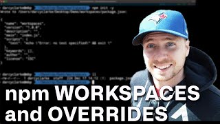 npm workspaces and overrides DemoDays [upl. by Liag]