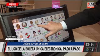 🗳 ¿Cómo se vota en CABA con el sistema único de boleta electrónica [upl. by Pul]