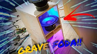 Teste da caixa de graves TS2 com SUBS de 65 polegadas 💥 GRAVE ABSURDO [upl. by Jewett]