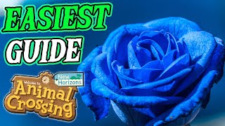 EASIEST Guide to get Blue Roses in Animal Crossing New Horizons [upl. by Portia]