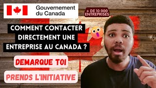 Comment entrer en contact direct avec un employeur canadien  immigrationcanada [upl. by Whitson]