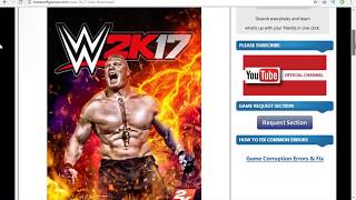 How to Download WWE 2k17 On PC Ocean Of Games [upl. by Giarc]