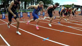 Vindsprint 2024  100m menn forsøk heat 4 [upl. by Witha667]