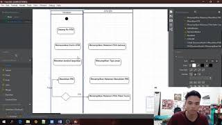 Cara Membuat Activity Diagram di STARUML TERBARU [upl. by Ruhtua]