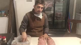 How to make homemade cured Lonza Cured Pork Loin [upl. by Marba654]