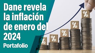 Atención inflación anual de Colombia fue de 835  en enero del 2024  El Tiempo [upl. by Barnie456]