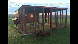 Homemade Chicken Coop amp Run DIY  Itll Survive A Minnesota Winter [upl. by Nahshu]